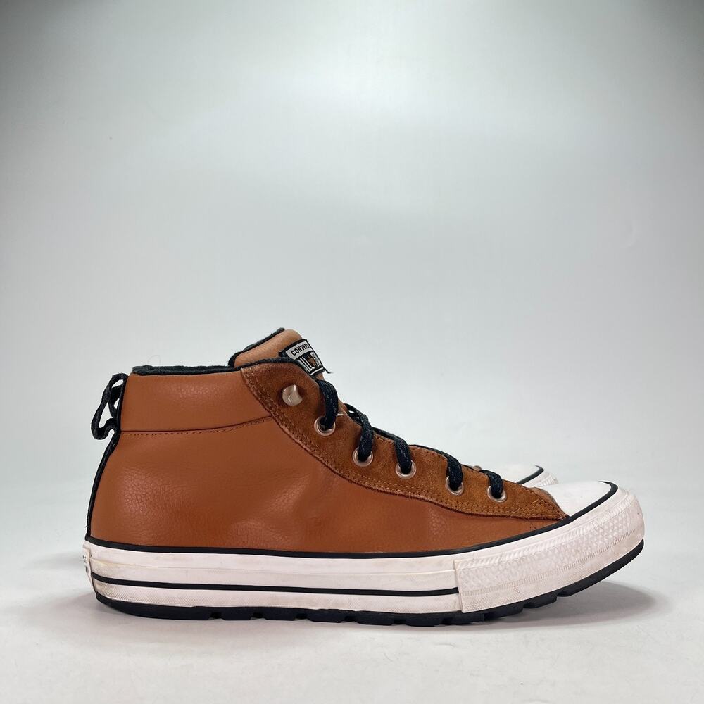 Converse Chuck Taylor All Star Street Mid Saddle Brown 166073C Men's Size 11